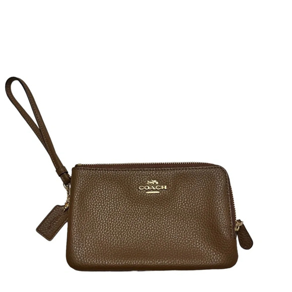 COACH Double Corner Zip wristlet - Picture 1 of 1